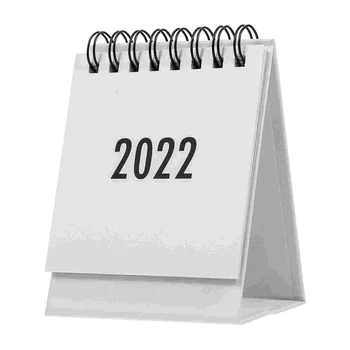 2022 Мини Настольный Календарь Настольный 2024 Стоячий Флип Офисный Декор Рабочего Стола В Землистых Тонах