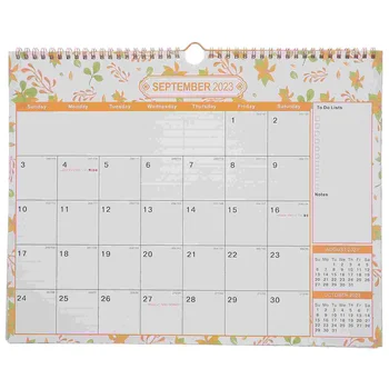 Календарь Настенный Ежемесячный Подвесной Планировщик Офисное расписание Год академической работы Вертикальная заметка Планирование стола Ламинированный
