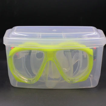 Прозрачный футляр для очков для подводного плавания, 1 шт., жесткая пластиковая коробка для хранения маски для подводного плавания, защитный контейнер для очков для плавания