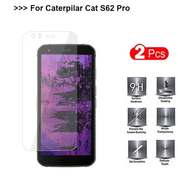 2ШТ Закаленное Стекло для Caterpillar Cat S62Pro Закаленное Ультратонкое Стеклянное Защитное Стекло Для Экрана Cat S62 Pro Protecitve Телефонная Пленка