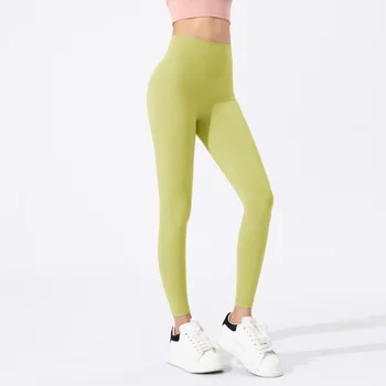 Высокие эластичные леггинсы с высокой талией хип-лифтинг упражнения йога брюки для женщин бесшовные бег персик ягодицы фитнес узкие брюки