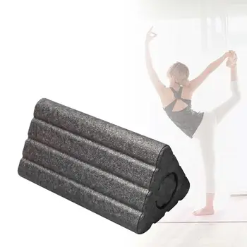 Треугольный блок для йоги с высокой плотностью для йоги, облегчающий растяжку, портативный поролоновый ролик, ролик для йоги для шеи/талии/ декольте