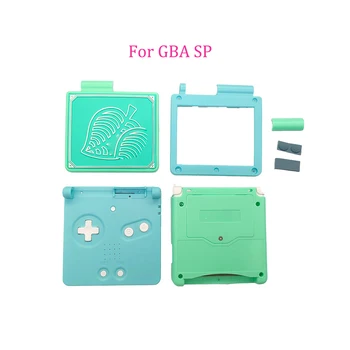Сменный чехол для Gameboy Advance SP, для GBA SP, для консоли серии Animal Crossing в стиле leaf, замените крышку корпуса