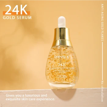 Pansly 24k Gold Serum Антивозрастная Сыворотка Для Лица Facial Essence Осветляет, Укрепляет и Увлажняет 24k Gold Cream Отбеливающий Крем Для Ухода За Кожей