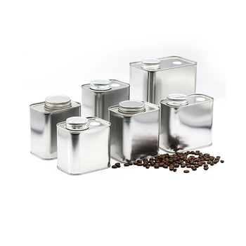Герметичные банки для кофе в зернах Жестяная коробка для кемпинга на открытом воздухе Пищевая упаковка Для хранения железных банок для свежего дыхания