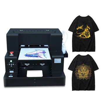 Горячие Продажи Планшетный Принтер A3 Размер Dtg Принтер Dtf Принтер 2 В 1 Печатающая Головка L805 для Любого Цвета Ткани Печатная Машина Для Футболок