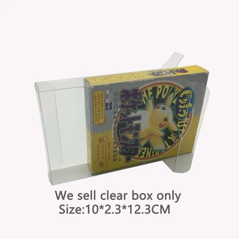 ZUIDID Прозрачный ПЭТ пластиковый чехол для игры GBC GB Japan version красочная коробка для хранения дисплея коллекционная коробка