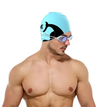 Полезная спортивная шапочка для плавания Водонепроницаемая износостойкая шапочка для плавания для взрослых Спортивная шапочка для плавания с силиконовой текстурой