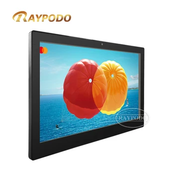 Raypodo 15,6-дюймовый Планшет с креплением POE для коммерческих приложений Промышленного класса с чипсетом Android8.1 RK3399 Tablet