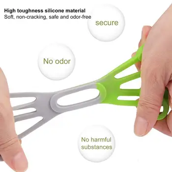 Эспандер для пальцев, силиконовый растяжитель для пальцев, ручной захват, многоразовая терапия для рук, для усиления хвата, тренажер для пальцев Bright