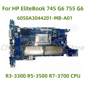 Подходит для HP EliteBook 745 G6 755 G6 материнская плата ноутбука 6050A3044201-MB-A01 с процессором R3-3300 R5-3500 R7-3700 100% Протестирована